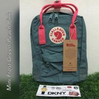 ราคา พร้อมส่ง!!! New Kanken Mini สี Frot Green/Peach Pink (16307974)