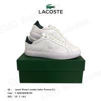 ราคา Lacoste รองเท้าผ้าใบ รุ่น Lacoste Women's sneakers leather Powercut 2.1 Code: 7-42SFA00381R5 (19782840377)