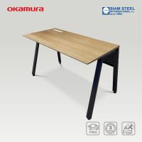 ราคา OKAMURA โต๊ะทำงานเหล็ก รุ่น VD-A Desk 1 ท้อปสีน้ำตาลวอลนัทลายไม้ ขาเหล็กสีดำ (3744838175)