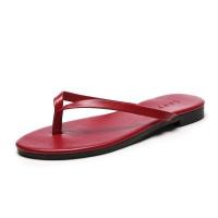 ราคา รองเท้าแตะคีบสีแดงสําหรับผู้หญิงไซส์ใหญ่ 40 41 42 43 44 (40658832413)