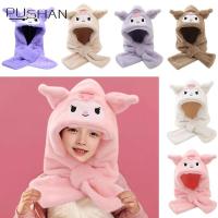 ราคา หมวกและผ้าพันคอSANRIO PUSHAN แบบพิเศษ สไตล์ Kuromi หนานุ่ม กันลมได้ดี เหมาะสำหรับเด็กผู้หญิงในฤดูหนาว (41418877147)