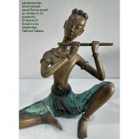 ราคา ขาย รูปหล่อทองเหลืองทรงพระอภัยมณี ของสะสม ของเก่าของแท้ เก็บมานาน ขนาดสูง 29.5cm กว้าง 27cm หนัก 2.6kg ไม่มีตำหนิใดๆ (29567760355)