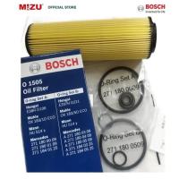 ราคา MIZU Bosch กรองน้ํามัน 1505- Mercedes-Benz M271 คอมเพรสเซอร์ CGI เครื่องยนต์ W204 S204 C204 W212 W211 S212 C207 A207 R172 (42417127397)