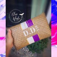 ราคา กระเป๋าสานกระจูด รุ่น "Clutch" #เพ้นท์ชื่อ (5200998844)