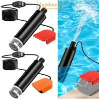 ราคา DAPHNES ปั๊มจุ่ม, 18V Submersible Design Battery Powered Pump, Portable Quick Connect Adjustable Flow Water Transfer Pump for Makita/Dewalt/Milwaukee Camping (27289685593)