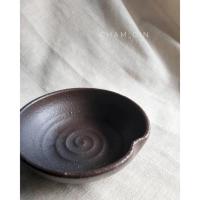 ราคา สินค้ามือสอง ถ้วยน้ำจิ้มดินเผา สีน้ำตาล จานญี่ปุ่นมือสอง (4258544434)