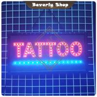 ราคา TATTOO ขนาด 48 * 25 * 2 cm ป้ายไฟ LED ป้ายไฟตัวอักษร ป้ายไฟสำเร็จรูป ตกแต่งหน้าร้าน (27120016334)