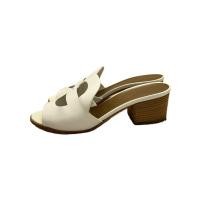 ราคา Hermes Sandals 37 WHT Mona ส่งตรงจากญี่ปุ่นมือสอง (41568658131)
