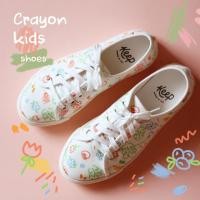 ราคา SNEAKER CRAYON KIDS : รองเท้าผ้าใบสกรีนลายCRAYON KIDS (6632175704)