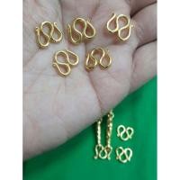 ราคา ตะขอตัวMทองเหมือนแท้ใช้กับสร้อยคอ2บ. (838308038)