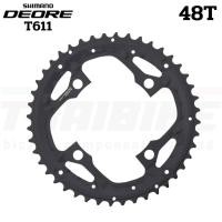 ราคา เฉพาะใบจานจักรยาน SHIMANO DEORE T611 46T 48T (ศูนย์ไทย) สีดำ สีเงิน (44165696299)