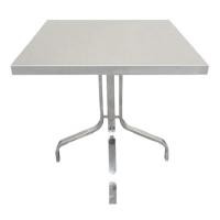 ราคา Q Line โต๊ะสแตนเลสเหลี่ยม75*75ซม.ขาเหลี่ยม ST-117 (54726025)