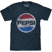 ราคา เสื้อยืด TEE Luv pepsi-FADED pepsi Cola CLASSIC 70S LOGO SHIRT (19875054811)