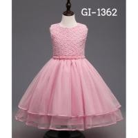 ราคา ชุดราตรีออกงานเด็กผู้หญิงสีชมพู (682476879)