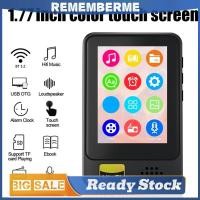 ราคา 8/16/32/64GB MP3 Player 1.8in Full Touch Screen MP3 MP4 Player แบบพกพา HiFi เครื่องเล่นเพลงบลูทูธ 5.2 พร้อมหูฟัง 3.5 มม.สําหรับคนรักดนตรี (40417744113)