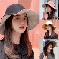 ราคา ส่งต่อ หมวกปีกกว้างสไตล์เกาหลี สีขาวครีม *ส่งฟรี* (3567249025)