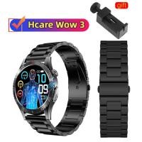 ราคา Hcare Wow 3 สายนาฬิกาอัจฉริยะ สายโลหะสําหรับ Hcare Wow 3 สาย สายรัดข้อมือกีฬา (26531006850)