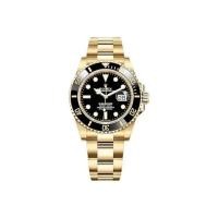 ราคา Top ROLEX ROLEX Submariner Type All Gold Black Automatic Mechanical Movement Date Display 300 เมตรกันน้ําผู้ชายนาฬิกาสวิส 41 มม.หน้าปัดสีดํา 18ct Gold Case Gold Strap (43417662737)