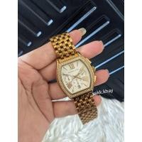 ราคา ✨ขายจ้า USED นาฬิกา Michael Kors สีทองฝังเพชร (19423249342)
