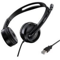 ราคา ของแท้ ถูกที่สุด หูฟัง USB HeadSet RAPOO (H120) Black (13219700014)