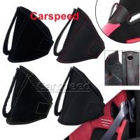 ราคา สําหรับ BRIDE RECARO SPARCO OMP รถ Seatbelt ผู้ถือ PU หนัง Suede JDM Racing Seatbelt ท่องเที่ยวความปลอดภัยที่นั่งเข็มขัดผู้ถือ Protector (44456497042)