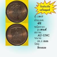 ราคา No.61343 ปี1987 FIJI ฟิจิ 2 Cents เหรียญสะสม เหรียญต่างประเทศ เหรียญเก่า หายาก ราคาถูก (17599192278)
