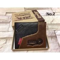 ราคา กระเป๋าตังค์ผู้ชาย Levi’sหนังแท้ 100% (ถ้าหนังไม่แท้ยินดีคืนเงิน) กระเป๋าสตางค์ผู้ชายใบสั้น กระเป๋าตังค์ใบสั้น Wallet (9872254563)