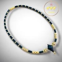 ราคา สร้อยกะลาแท้ ขุนไม้งิ้วดำ"แต่งทองเลเซอร์24k"ข้อทองไมครอน5kลงยา ความยาวเลือกได้ (40058510598)