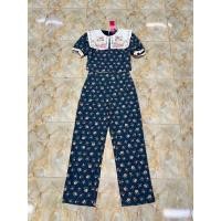 ราคา *P408-สินค้าใหม่(ไซส์M) ชุดเศ็ท เสื้อแขนสั้น+กางเกงขายาว พิมพ์ลาย ป้ายEZRA (29258039038)