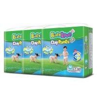 ราคา BabyLove กางเกงผ้าอ้อม รุ่น DayPants Plus ไซส์ M 3 แพ็ค 162 ชิ้น(แพ็คละ 54 ชิ้น) (286054652)