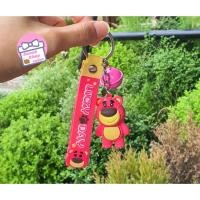 ราคา พวงกุญแจสายซิลิโคน หมีรอสโซ่ ตุ๊กตาหมีสีชมพู ใน Toys story (21352629486)