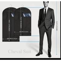 ราคา ถุงคลุมสูท ทึบแสง สีดำ มีซิป กันน้ำ กันฝุ่น กันเปื้อน (26007717650)