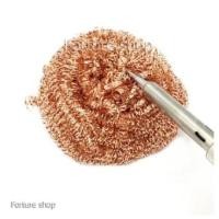 ราคา อุปกรณ์ทำความสะอาด ปลายหัวแร้ง หัวแร้ง บัดกรี ฝอย โลหะ สำหรับทำความสะอาดปลายหัวแร้ง (เฉพาะฝอยโลหะ) (16597936759)
