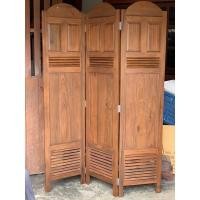 ราคา ฉากกั้นไม้สัก 3 พับ (26741711651)