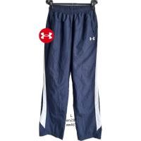 ราคา กก71 มือสอง กางเกงวอร์ม Under Armour สีกรมท่า หน้าแบรนด์ Under Armour อันเดอร์อาเมอร์ กางเกงวอร์มผ้าไนลอน มีเชือกผูก (44200522216)