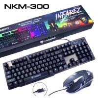 ราคา NUBWO NKM-300 INFAREZ Keyboard &Mouse Gaming ชุดคีย์บอร์ดเมาส์ (1647225536)