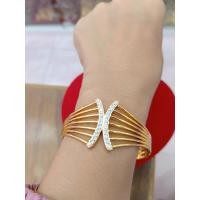 ราคา #กำไลข้อมือเศษทองลายปีกหงษ์ (25278384865)