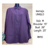 ราคา เสื้อ Kemeja Uniqlo Preloved (23643426259)
