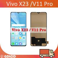 ราคา Vivo X23 LCD V11 Pro LCD Touch Screen Digitizer Assembly เปลี่ยนจอแสดงผลรองรับลายนิ้วมือ (28623805322)