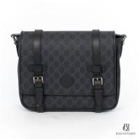 ราคา NEW G U C C I GG MESSENGER BAG BLACK GG MONOGRAM CANVAS SHW (25338339312)