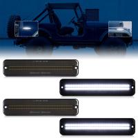 ราคา 4PCS LED แบบไดนามิกไฟเลี้ยวด้านข้างสําหรับ Jeep Grand Wagoneer Scrambler Jeep CJ5/CJ6/CJ7/J10/J20 (43156661226)