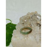 ราคา แหวนหยกพม่าแท้ % สีเขียวแต้มนำ้ตาลเนื้อวุ้นใส ขนาด 62 มิล. (42357070060)