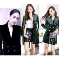 ราคา เดรส Dior กำมะหยี่พรีเมี่ยม ดาราเซเลปใส่ทุกนาง รีบจัดด่วน!! หมดไวมาก (1674670487)