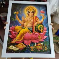 ราคา พระพิฆเณศวร กรอบรูป (ขอบเรียบ) ใส่กระจก ร้านค้า บ้าน เสริมฮวงจุ้ย ความรัก ความสุข ความโชคดี และความเจริญในด้านการเงิน (7259966031)