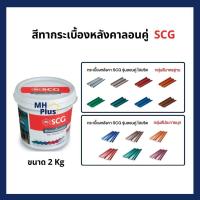 ราคา สีทาหลังคา กระเบื้องลอนคู่ กลุ่มมาตรฐานและกลุ่มสีประกายมุก SCG ของแท้ (3354878589)