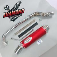 ราคา ท่อสูตรเวฟ100s ท่อแต่งเวฟ100s ท่อโยชิมูระ สำหรับ W100s สีแดง (41761457089)