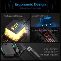 ราคา Red Dragon Storm M808 USB Wired RGB Gaming Mouse เมาส์เกมมิ่งแบบตั้งโปรแกร (26008391255)