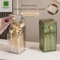 ราคา [eto] ที่วางแปรงแต่งหน้า Organizer ที่เก็บเครื่องสําอางพร้อมฝาปิด Desktop Makeup Organizer ลิปสติกที่ใส่ดินสอเขียนคิ้ว [TH] (27391346454)