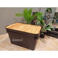 ราคา 50 ลิตร trunk cargo camping box กล่อง TOP ไม้สนนอกขายยกเซต (8509461619)