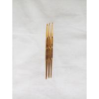 ราคา (มือสอง มีรอยถลอก) เข็มถักไหมพรม (เข็มฟัก) สีทอง 2 หัว TULIP (มือสอง มีรอยถลอก ห้ามดราม่า) (6243410398)